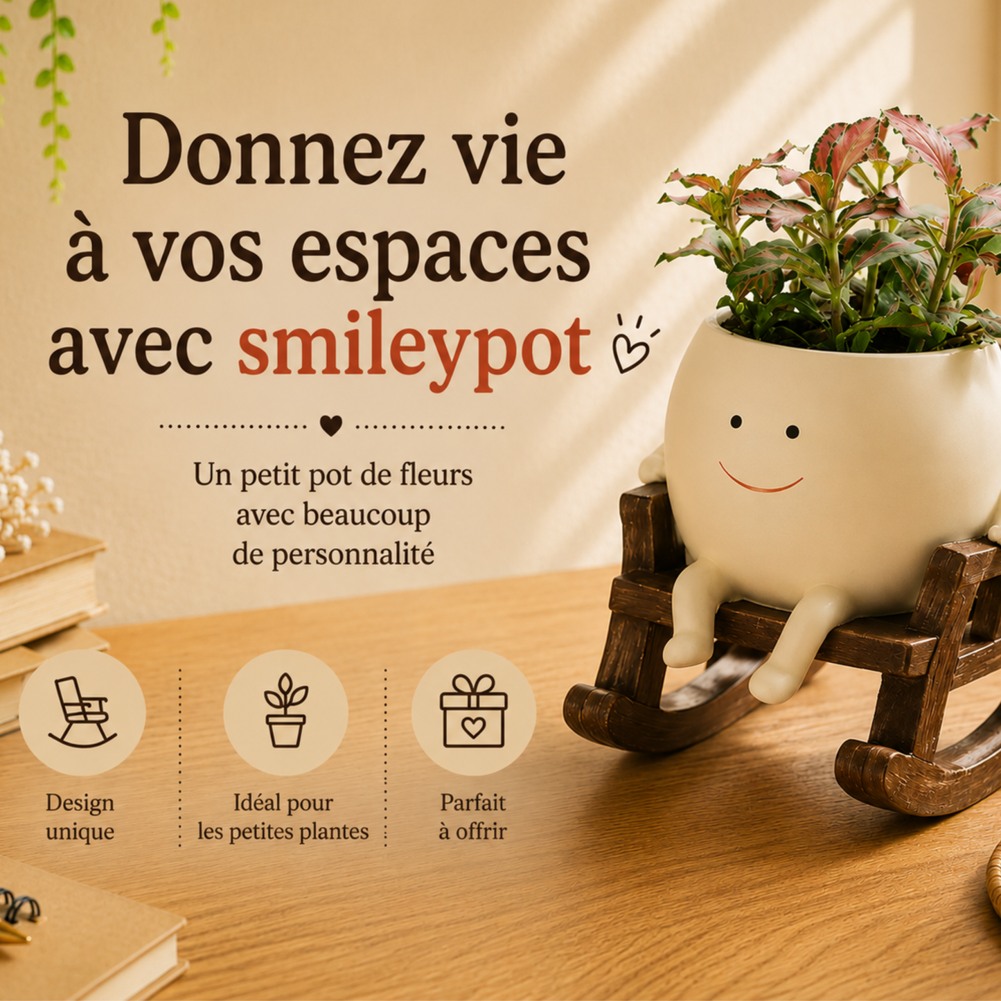 Pot de Fleurs Décoratif