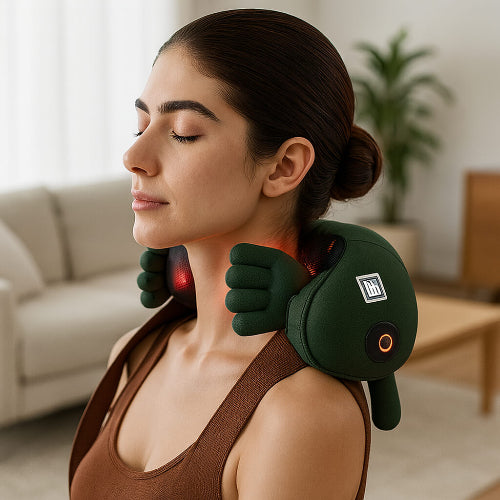 Electric Neck Massager with Bionic Pressure - Deep Relief